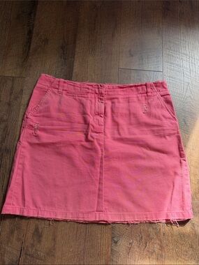 J. Crew Coral Pink Mini Skirt